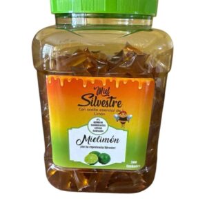 Miel con Aceite Esencial Limón sachet de 5g. presentación familiar  300 U