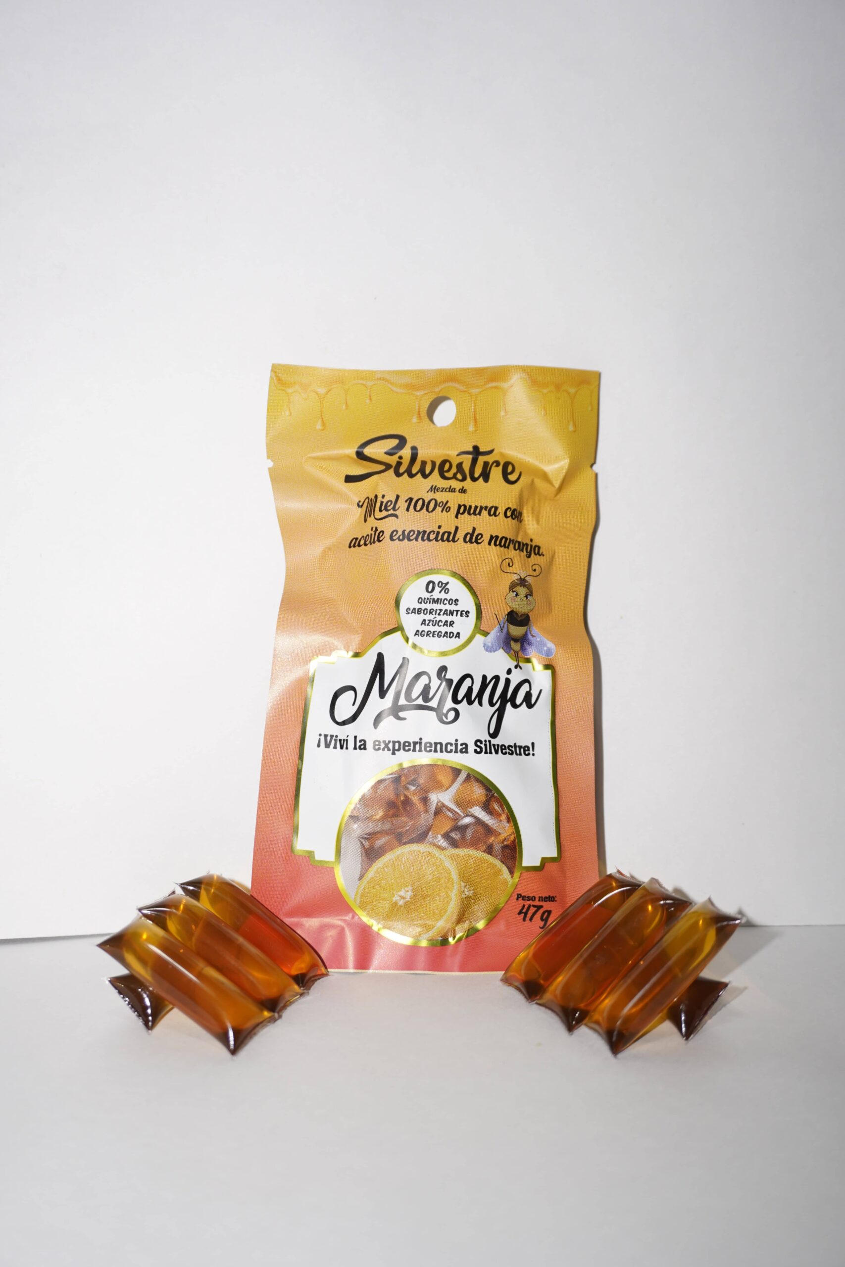 Miel Silvestre con Aceite Esencial de Naranja 50g
